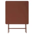 Stolik ogrodowy składany Greensboro 70x70, Mahogany - Hesperide