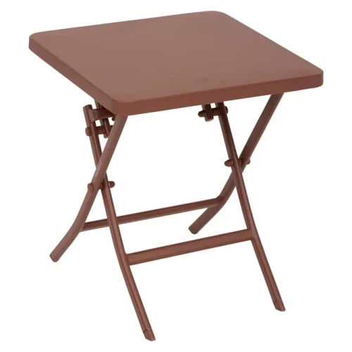 Mały stolik ogrodowy składany Greensboro 40x40, Mahogany - Hesperide