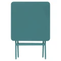 Mały stolik ogrodowy składany Greensboro 40x40, Opal green - Hesperide