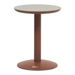 Mały stoliczek na balkon Soletia, Mahogany - Hesperide