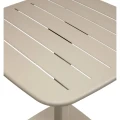 Stolik ogrodowy stalowy Alegoria 70x70, Clay - Hesperide