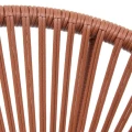 Krzesło ogrodowe z podłokietnikami Oryon, Mahogany - Hesperide