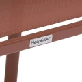 Krzesło ogrodowe sztaplowane Piazza, Mahogany - Hesperide