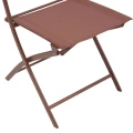 Krzesła składane ogrodowe Modula, 4 szt, Mahogany - Hesperide
