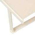 Leżak ogrodowy rozkładany na płasko Bayamo, Linen Clay - Hesperide
