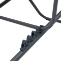 Leżak ogrodowy składany Mirael, Anthracite Graphite - Hesperide