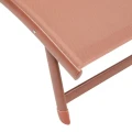 Nowoczesny leżak ogrodowy Samba, Mahogany - Hesperide