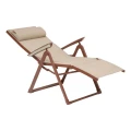 Fotel ogrodowy rozkładany Decima, Linen Mahogany - Hesperide