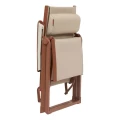 Fotel ogrodowy rozkładany Decima, Linen Mahogany - Hesperide