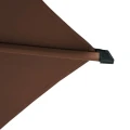 Parasol ogrodowy prostokątny odchylany Loompa 2x3 m, Mahogany - Hesperide