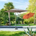 Parasol ogrodowy, Soya 2.7m okrągły odchylany, Mahogany - Hesperide
