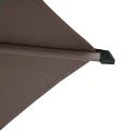 Parasol ogrodowy, Soya 2.7m okrągły odchylany, Coffee - Hesperide