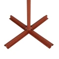 Parasol ogrodowy boczny, okrągły Manoa 3m, Mahogany - Hesperide