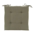 Poduszka ogrodowa na krzesło, pikowana Korai 40x40, Laurel green - Hesperide