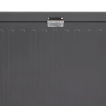 Skrzynia ogrodowa metalowa 510L, Edenio 130x60x78, szara - Hesperide