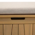 Skrzynia ogrodowa z siedziskiem drewniana 210L Lodgia 128x50x58 cm - Hesperide