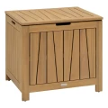 Skrzynia z siedziskiem na balkon drewniana 100L Lodgia 60x50x59 cm - Hesperide