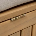 Skrzynia z siedziskiem na balkon drewniana 100L Lodgia 60x50x59 cm - Hesperide