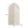 Pokrowiec na ubrania Groomy 115x58 cm, beżowy - 5five