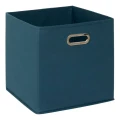 Koszyk do szafy tekstylny 31x31x31 cm, petrol blue - 5five
