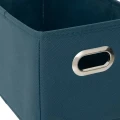 Koszyk do szafy tekstylny 15x31x15 cm, petrol blue - 5five