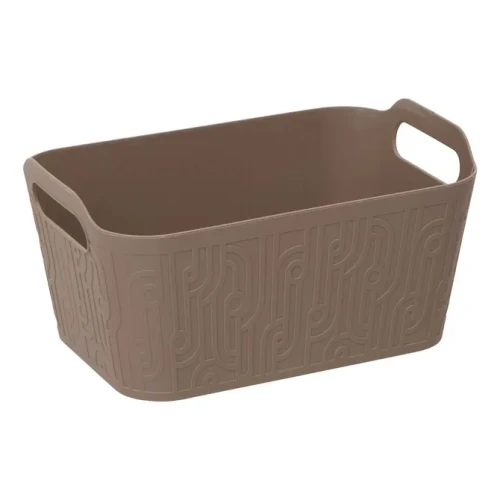 Koszyk na półkę 26x17x13, taupe - 5five