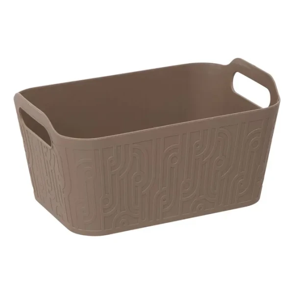Koszyk na półkę 26x17x13, taupe - 5five