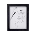 Plakat w czarnej ramce grafika twarz 25x20 BLOOMINGVILLE