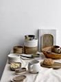 Ceramiczne prostokątne talerze Addison, 3 sztuki - BLOOMINGVILLE