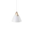 Biała lampa sufitowa Strap 27 DESIGN FOR THE PEOPLE BY NORDLUX