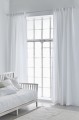 Lniane zasłony na taśmie 140x290 biały Sunshine Premium White 1 szt HIMLA