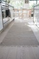 Beżowy chodnik Saro z bawełny 80x230 HIMLA