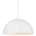 Biała lampa sufitowa z metalu Ellen 30 NORDLUX