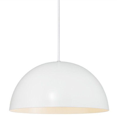 Biała metalowa lampa sufitowa Ellen 30 NORDLUX
