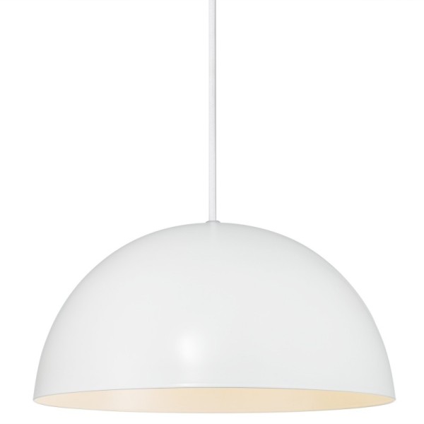 Biała lampa sufitowa z metalu Ellen 30 NORDLUX