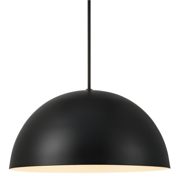Czarna lampa sufitowa z metalu Ellen 30 NORDLUX