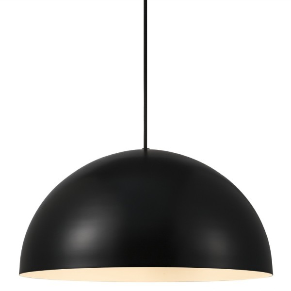 Czarna  lampa sufitowa metalowa Ellen 40 NORDLUX
