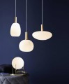 Lampy w stylu skandynawskim Biała lampa sufitowa Alton23 ze szkła NORDLUX