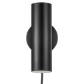 Czarna minimalistyczna lampa ścienna kinkiet do sypialni nad łóżko Mib 6 DESIGN FOR THE PEOPLE BY NORDLUX