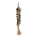 Brelok do kluczy Fishbone Natural Black BAZAR BIZAR