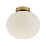 Biała lampa sufitowa Alton Loft ze szkła NORDLUX