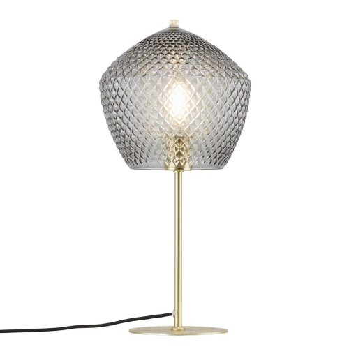 Lampa stołowa nocna Orbiform z dymionego szkła NORDLUX