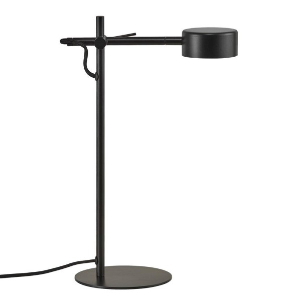 Czarna nowoczesna lampa stołowa Clyde - Nordlux