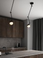 Nowoczesny kinkiet i lampa sufitowa w jednym Contina z opcją lampy sufitowej w kolorze czarnym NORDLUX