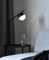 Nowoczesna lampa stołowa lampka nocna do sypialni Contina w kolorze czarnym NORDLUX