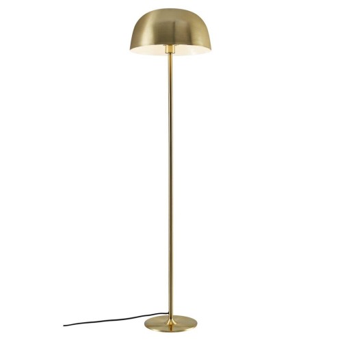 Złota lampa podłogowa Cera z metalu NORDLUX