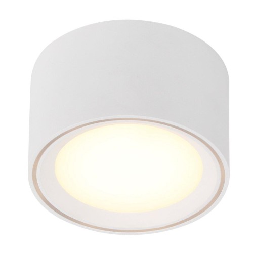 Lampa ledowa sufitowa tuba plafon Fallon LED biała NORDLUX