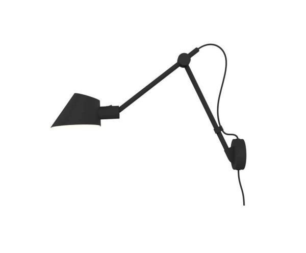 Czarna lampa ścienna kinkiet Stay Long - DESIGN FOR THE PEOPLE BY NORDLUX