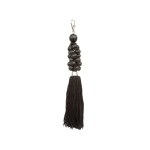 Czarny damski brelok do kluczy Beads - Bazar Bizar