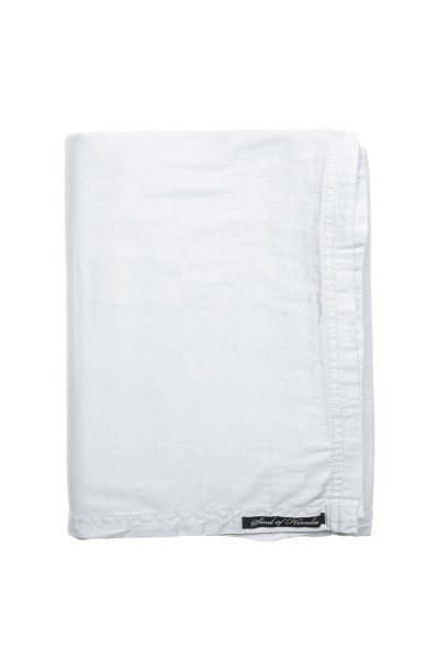 Białe prześcieradło z satyny 270x270 Soul White Oeko-Tex HIMLA
